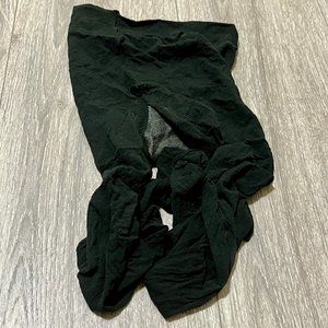 Black Pantyhose - Sheer Toe